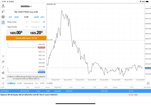 ทองออนไลน์mt4